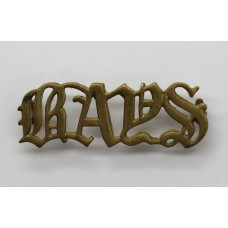 Queen's Bays 2nd Dragoon Guards (BAYS) Shoulder Title