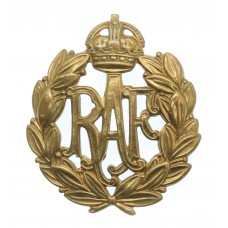 Royal Air Force (R.A.F.) Cap Badge - King's Crown