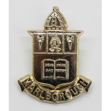 Marlborough College O.T.C. Anodised (Staybrite) Cap Badge
