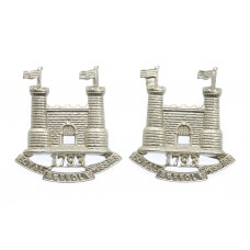 Pair of  Loyal Suffolk Hussars Yeomanry Collar Badges