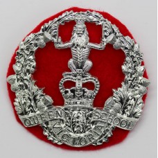 Queen Victoria School O.T.C. Dunblane Anodised (Staybrite) Cap Badge