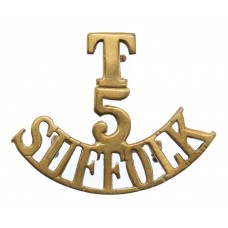 5th Territorial Bn. Suffolk Regiment (T/5/SUFFOLK) Shoulder Title