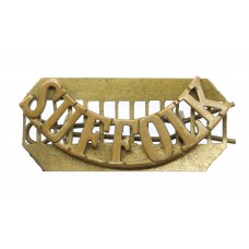 Suffolk Regiment  (SUFFOLK) Shoulder Title