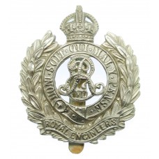 Edward VII Royal Engineers Volunteers Cap Badge