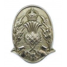 Scottish Police Forces Cap Badge - King's Crown
