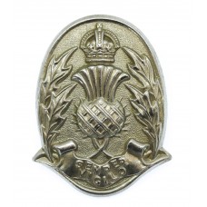 Scottish Police Forces Cap Badge - King's Crown