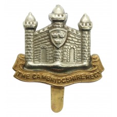 Cambridgeshire Regiment (Missing E Variety) Cap Badge