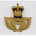 Royal Air Force (R.A.F.) Warrant Officer's Beret Badge - Queen's Crown