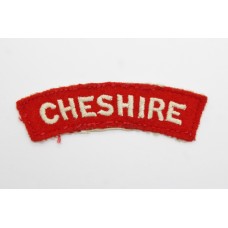 Cheshire Regiment (CHESHIRE) Cloth Shoulder Title