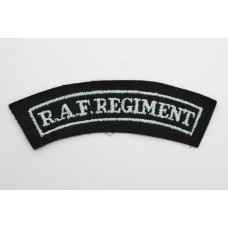 R.A.F. Regiment Cloth Shoulder Title