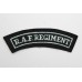 R.A.F. Regiment Cloth Shoulder Title