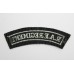 R.A.F. Regiment Cloth Shoulder Title