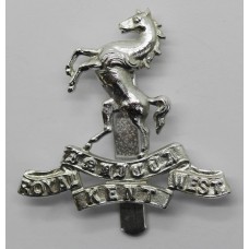 Royal West Kent Regiment Anodised (Staybrite) Cap Badge