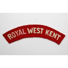 Royal West Kent Regiment (ROYAL WEST KENT) Cloth Shoulder Title