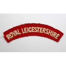 Royal Leicestershire Regiment (ROYAL LEICESTERSHIRE) Cloth Shoulder Title