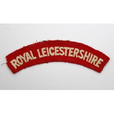 Royal Leicestershire Regiment (ROYAL LEICESTERSHIRE) Cloth Shoulder Title