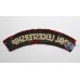 Royal Leicestershire Regiment (ROYAL LEICESTERSHIRE) Cloth Shoulder Title