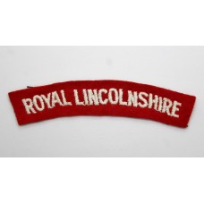 Royal Lincolnshire Regiment (ROYAL LINCOLNSHIRE) Cloth Shoulder Title