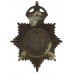 Derbyshire Constabulary Night Helmet Plate - King's Crown