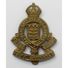 Royal Army Ordnance Corps (R.A.O.C.) Cap Badge - King's Crown