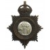 Huntingdonshire County Constabulary Night Helmet Plate - King's Crown