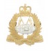 Royal New Zealand Armoured Corps Cap Badge - Queen's Crown