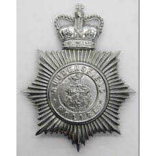 Huddersfield Police Helmet Plate - Queen's Crown