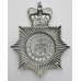 Huddersfield Police Helmet Plate - Queen's Crown