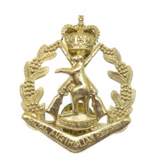 Royal Australian Regiment Anodised (Staybrite) Cap Badge