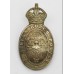 Hamilton Burgh Police Helmet Plate - King's Crown