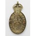 Hamilton Burgh Police Helmet Plate - King's Crown