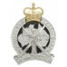  Australian Army Legal Corps Anodised (Staybrite) Cap Badge - Queen's Crown