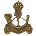 1st King's African Rifles Cast Cap Badge - King's Crown