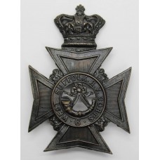 Victorian 6th West Suffolk Rifle Volunteer Corps Helmet Plate