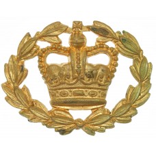 British Army Warrant Officer Class 2 W.O.II Brass Arm Badge - Queen's Crown