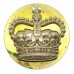 British Army Warrant Officer Class 2 W.O.II Anodised (Staybrite) Queen's Crown Rank Badge