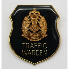 Scottish Police Forces Traffic Warden Enamelled Cap Badge