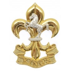 The King's Regiment Bi-metal Cap Badge