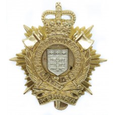 Royal Logistic Corps (R.L.C.) Anodised (Staybrite) Cap Badge