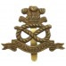 North Staffordshire Regiment WWI All Brass Economy Cap Badge