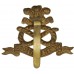 North Staffordshire Regiment WWI All Brass Economy Cap Badge