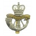 Canadian North Saskatchewan Regiment Cap Badge - Queen's Crown