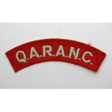 Queen Alexandra's Royal Army Nursing Corps (Q.A.R.A.N.C.) Cloth Shoulder Title