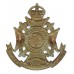 Canadian Les Voltigeurs de Quebec Cap Badge - King's Crown