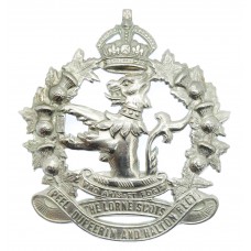 Canadian The Lorne Scots (Peel Dufferin and Hamilton Regiment) Cap Badge - King's Crown