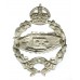 Royal Tank Regiment Chromed Cap Badge - King's Crown