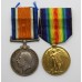 WW1 British War & Victory Medal Pair - Sjt. A.J.W. Dix, Royal Engineers