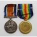 WW1 British War & Victory Medal Pair - Sjt. A.J.W. Dix, Royal Engineers