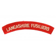 Lancashire Fusiliers  (LANCASHIRE FUSILIERS) Cloth Shoulder Title