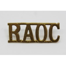 Royal Army Ordnance Corps (R.A.O.C.) Brass Shoulder Title